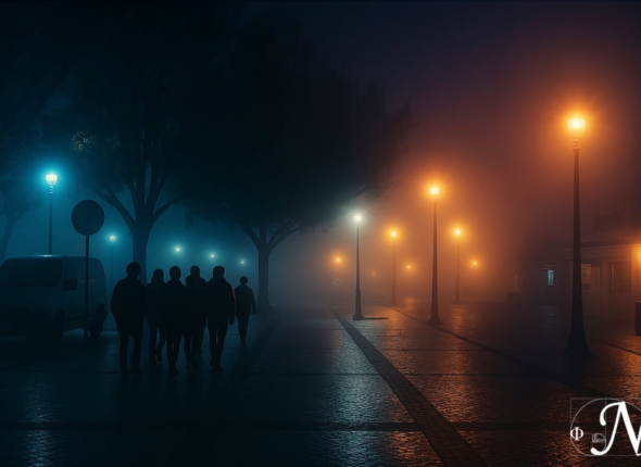 Home Escena nocturna con niebla y farolas, portada de la masterclass Cómo guardar correctamente una imagen en JPG