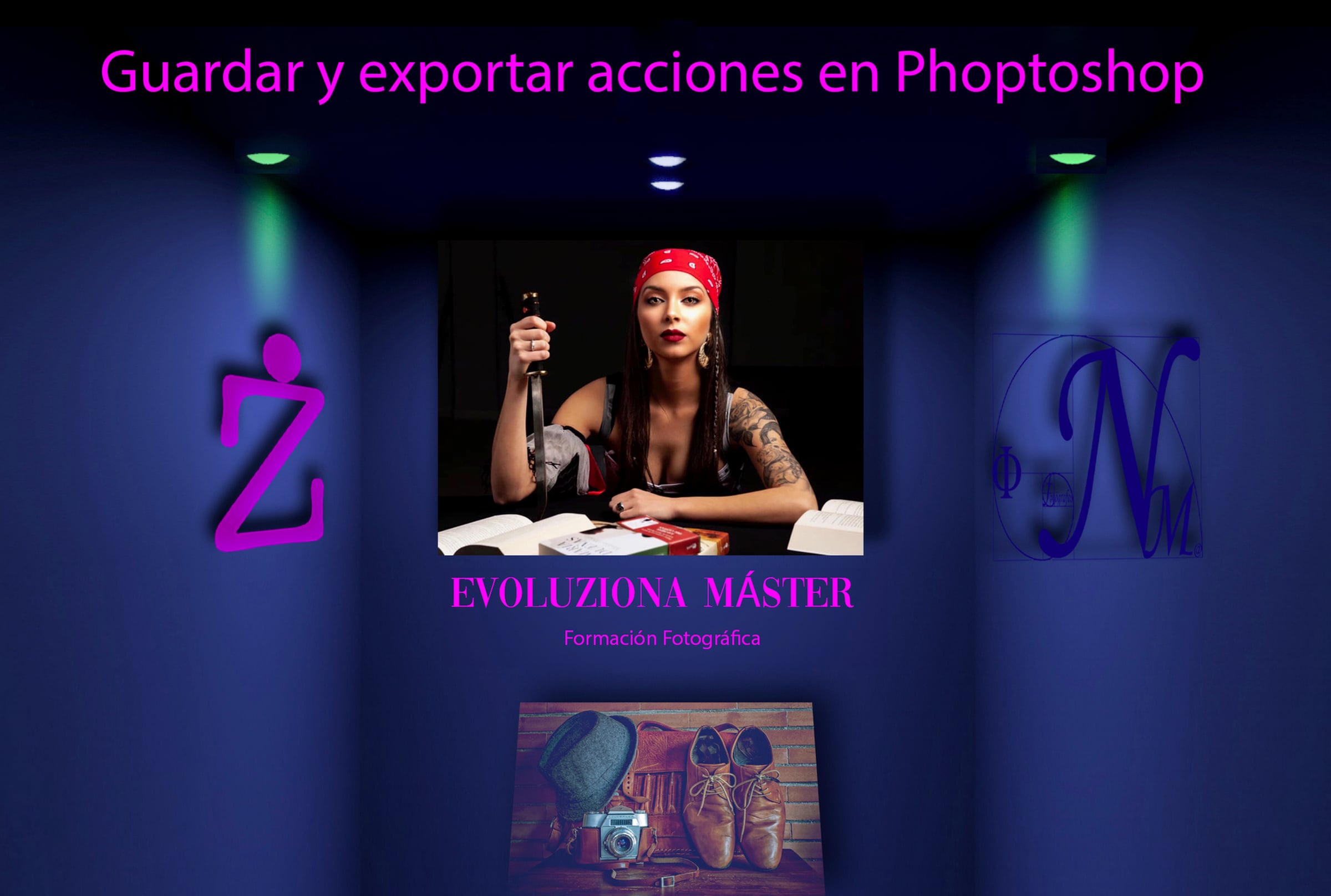 Exportar acciones en Photoshop