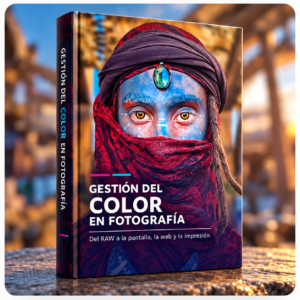 Mockup del ebook Gestión del color en fotografía