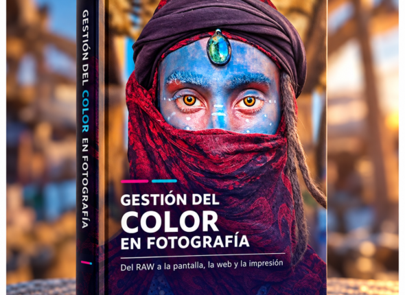 Mockup del ebook Gestión del color en fotografía
